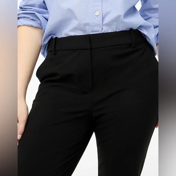 NWT / jcrew factory Slim Cropped Ruby Pant In Stretch Twill / B003 - Picture 7 of 9